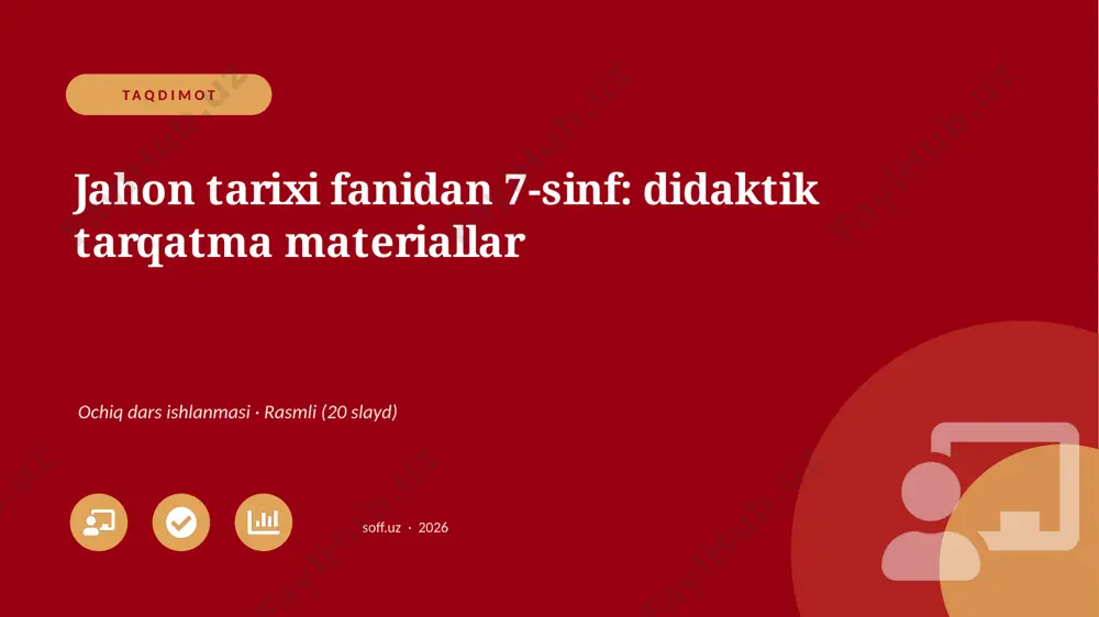 0805_v1_jahon_tarixi_fanidan_7_sinf_didakt — PPTX