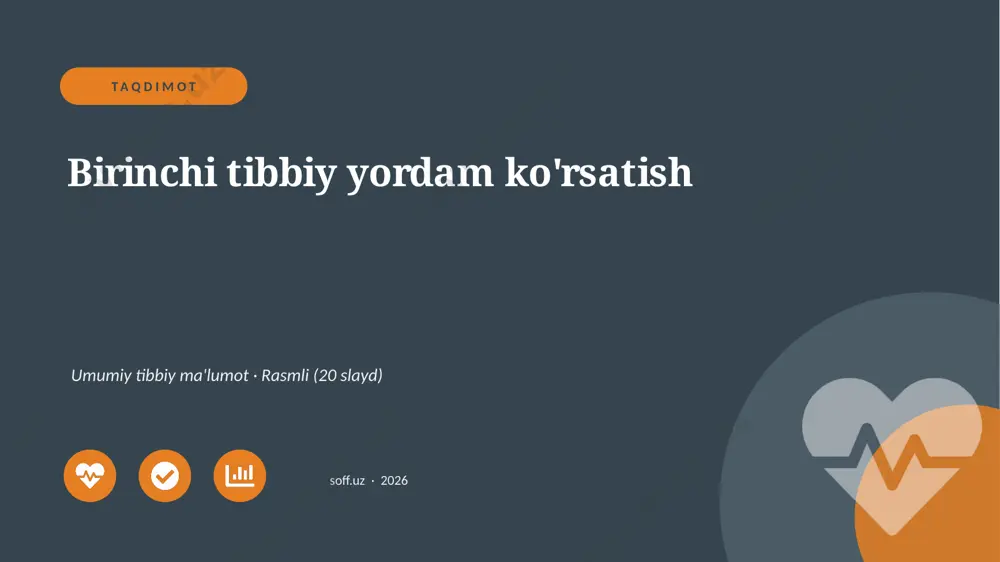 0389_v1_birinchi_tibbiy_yordam_korsatish — PPTX