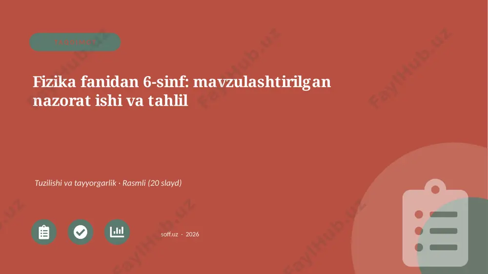 0657_v1_fizika_fanidan_6_sinf_mavzulashtir — PPTX