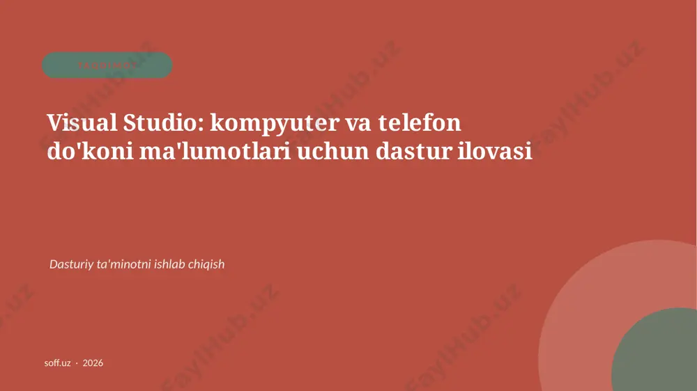 78_dokon_dasturi — PPTX