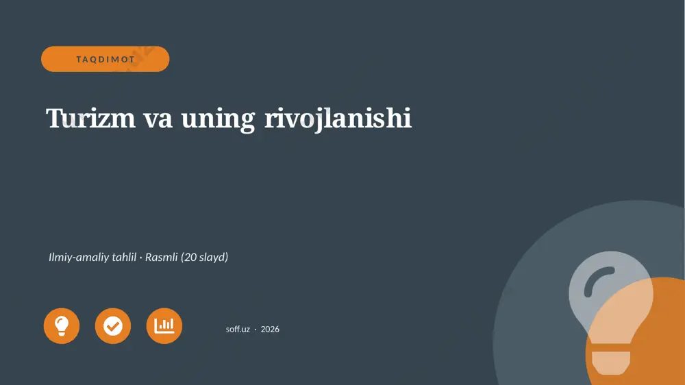 0449_v1_turizm_va_uning_rivojlanishi — PPTX