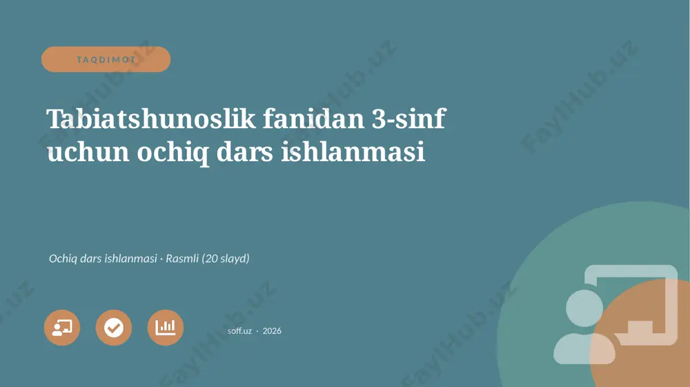 0158_v1_tabiatshunoslik_fanidan_3_sinf_uch — PPTX