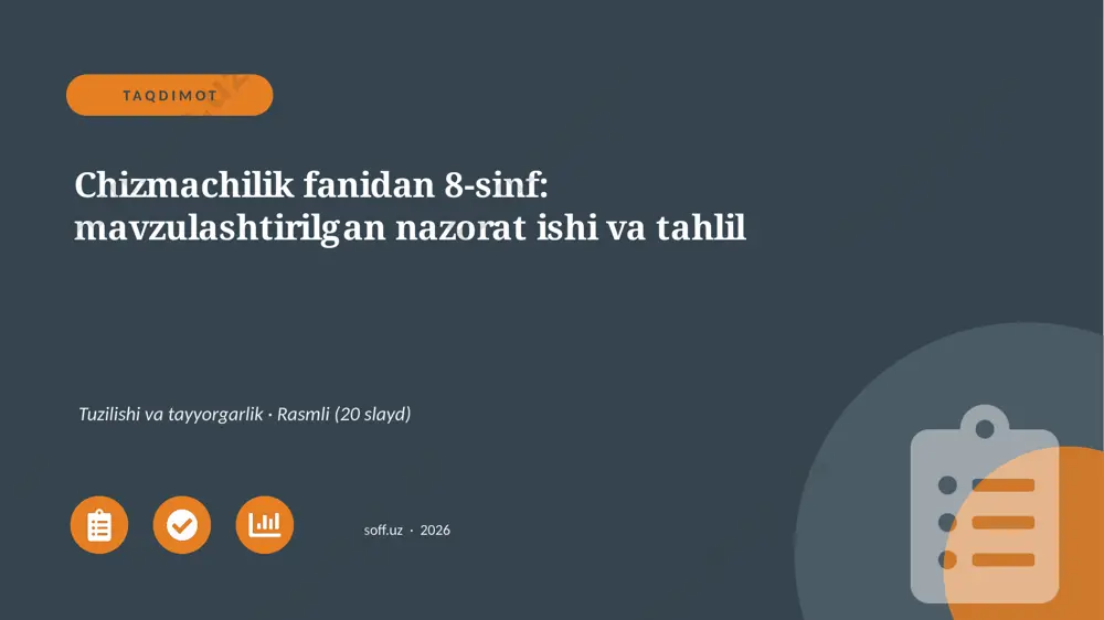 0709_v1_chizmachilik_fanidan_8_sinf_mavzul — PPTX