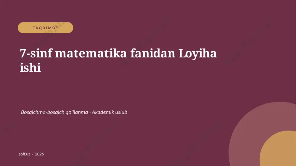042_v1_7_sinf_matematika_fanidan_loyiha_ishi — PPTX