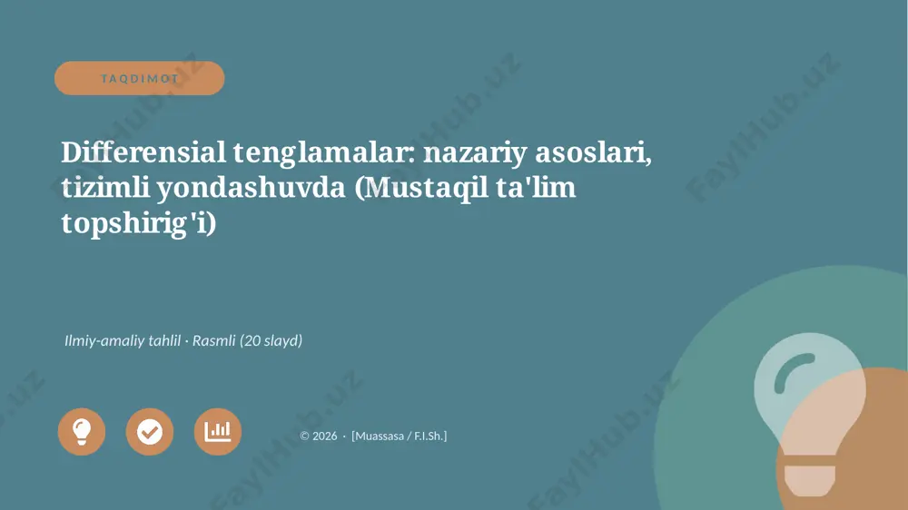 05358_differensial_tenglamalar_nazariy_asoslar — PPTX