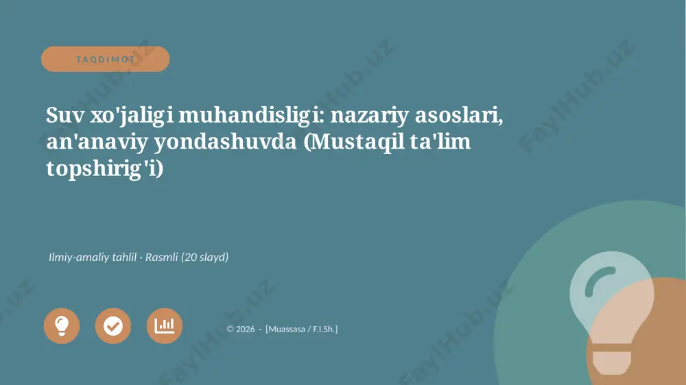 01548_suv_xojaligi_muhandisligi_nazariy_asosla — PPTX