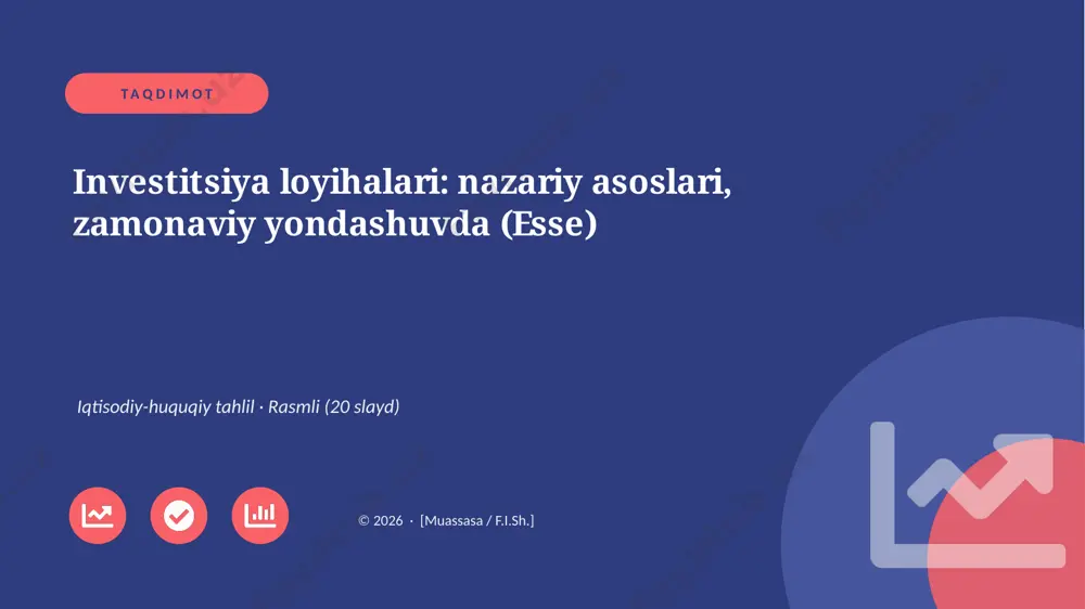 02393_investitsiya_loyihalari_nazariy_asoslari — PPTX