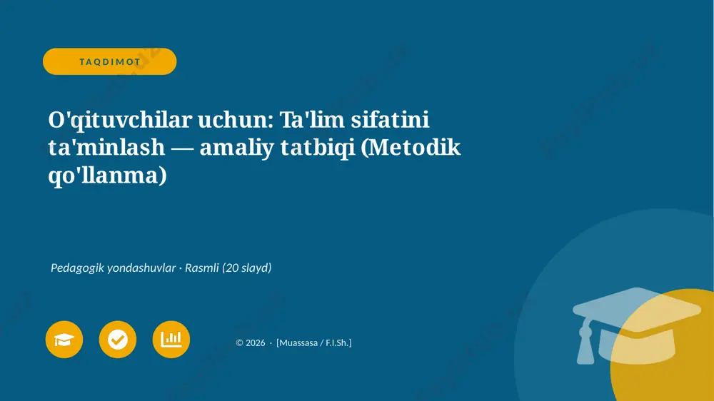 00230_oqituvchilar_uchun_talim_sifatini_taminl — PPTX