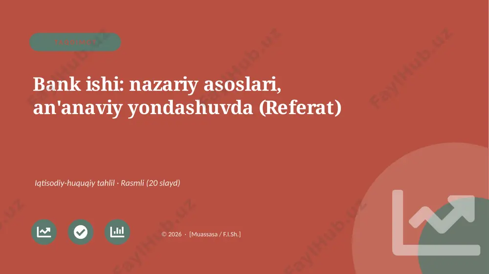 00467_bank_ishi_nazariy_asoslari_ananaviy_yond — PPTX