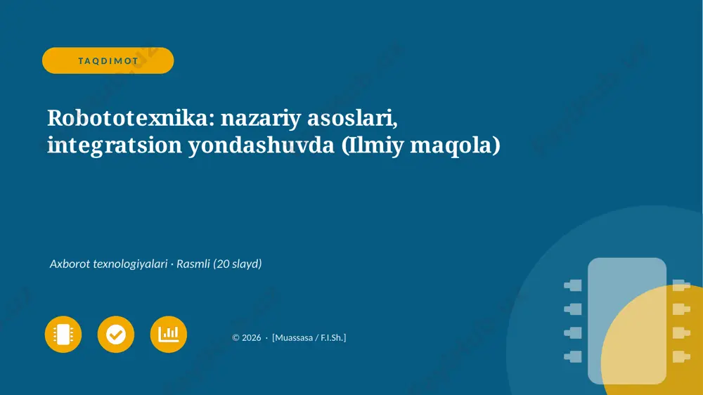 06520_robototexnika_nazariy_asoslari_integrats — PPTX