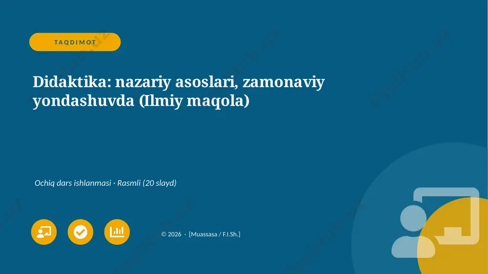 02870_didaktika_nazariy_asoslari_zamonaviy_yon — PPTX