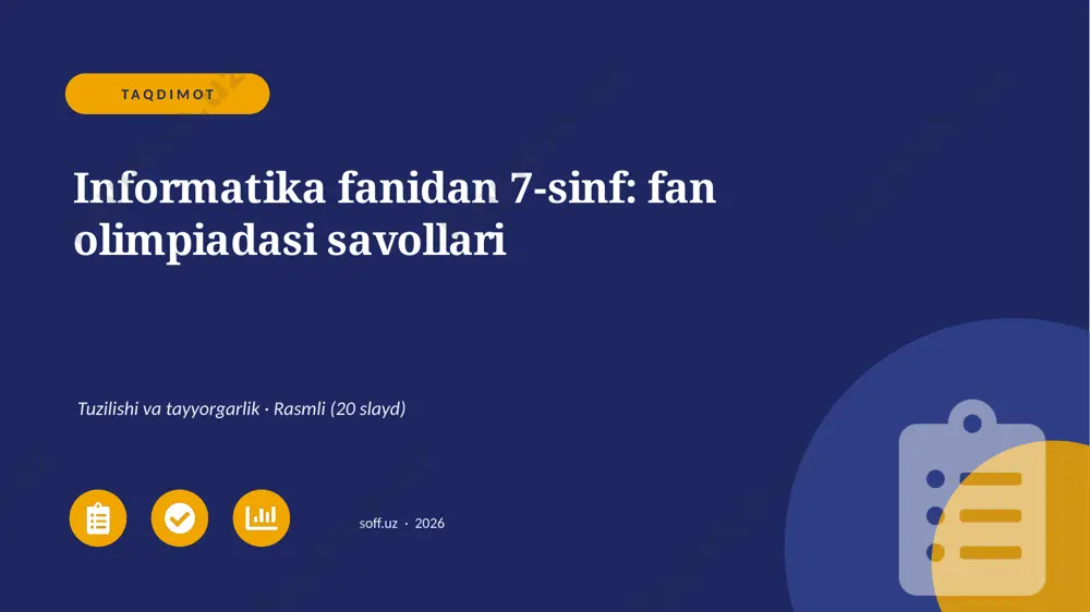 02844_informatika_fanidan_7_sinf_fan_olimpiada — PPTX