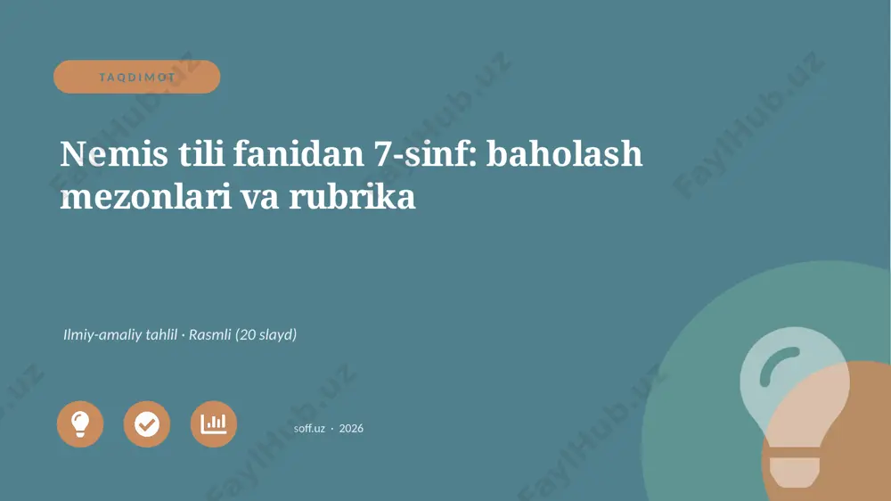03838_nemis_tili_fanidan_7_sinf_baholash_mezon — PPTX