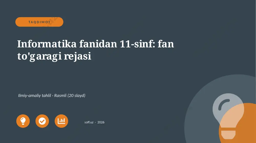 02639_informatika_fanidan_11_sinf_fan_togaragi — PPTX