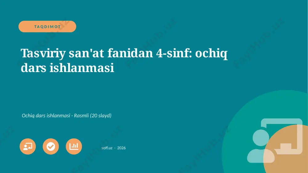 01171_tasviriy_sanat_fanidan_4_sinf_ochiq_dars — PPTX