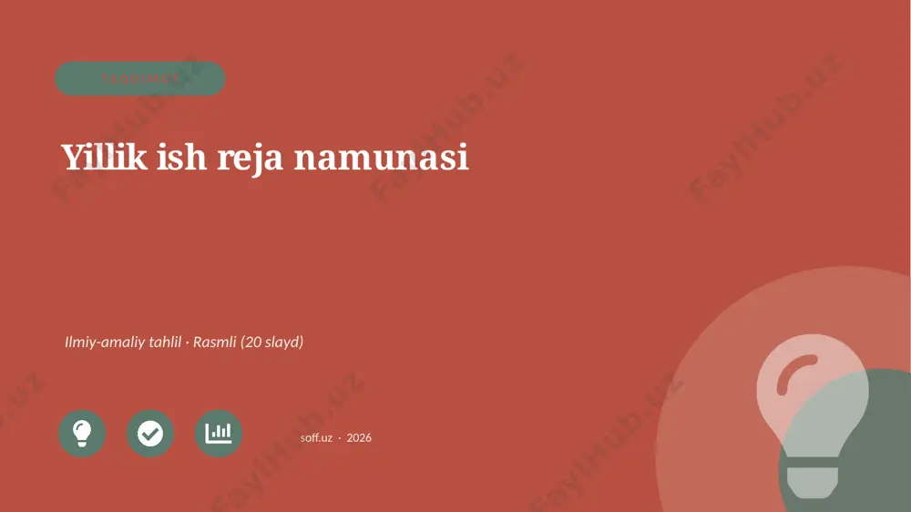 00037_yillik_ish_reja_namunasi — PPTX