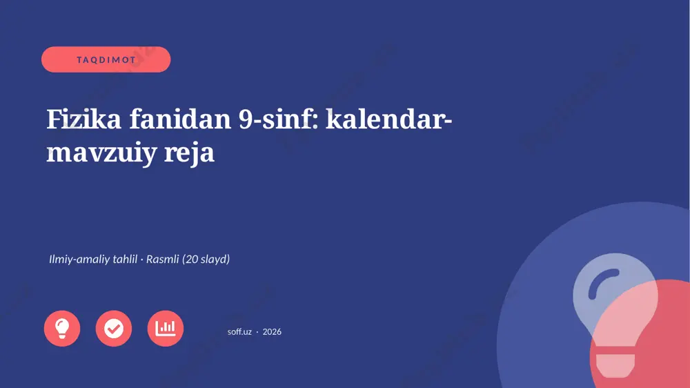 04083_fizika_fanidan_9_sinf_kalendar_mavzuiy_r — PPTX