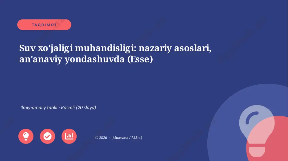 01553_suv_xojaligi_muhandisligi_nazariy_asosla — PPTX