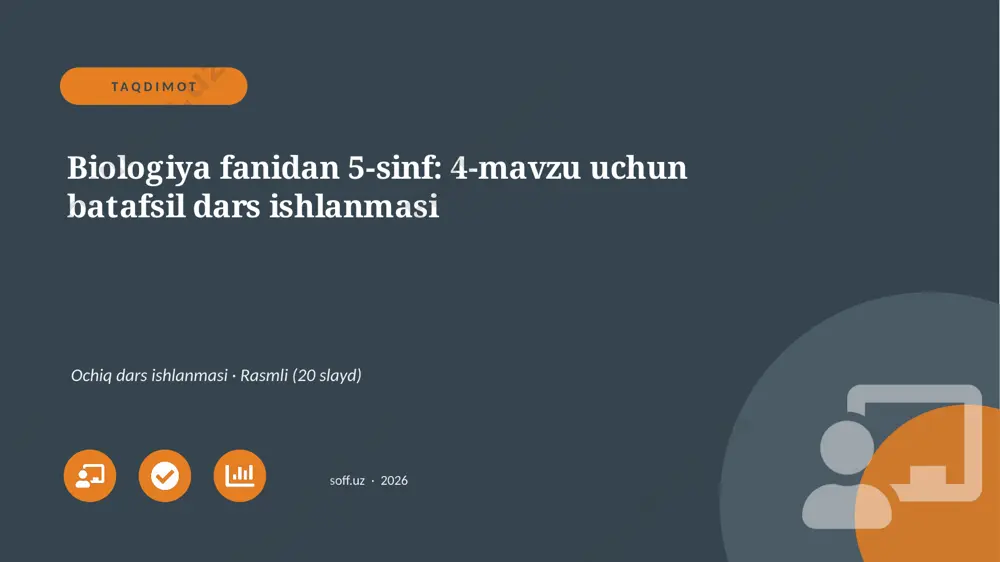 04909_biologiya_fanidan_5_sinf_4_mavzu_uchun_b — PPTX