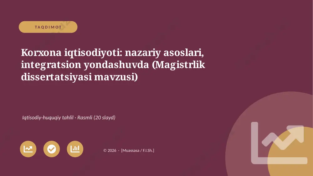 06102_korxona_iqtisodiyoti_nazariy_asoslari — PPTX