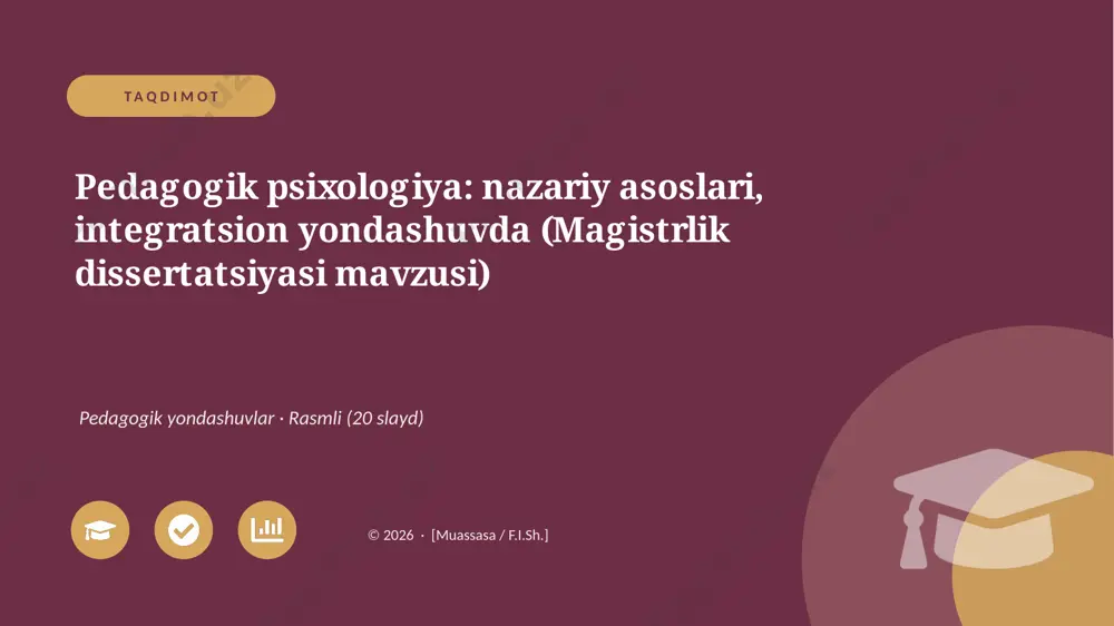 06662_pedagogik_psixologiya_nazariy_asoslari — PPTX