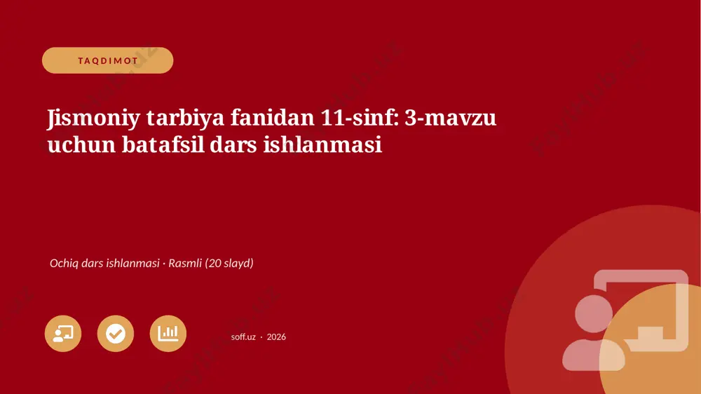 04795_jismoniy_tarbiya_fanidan_11_sinf_3_mavzu — PPTX