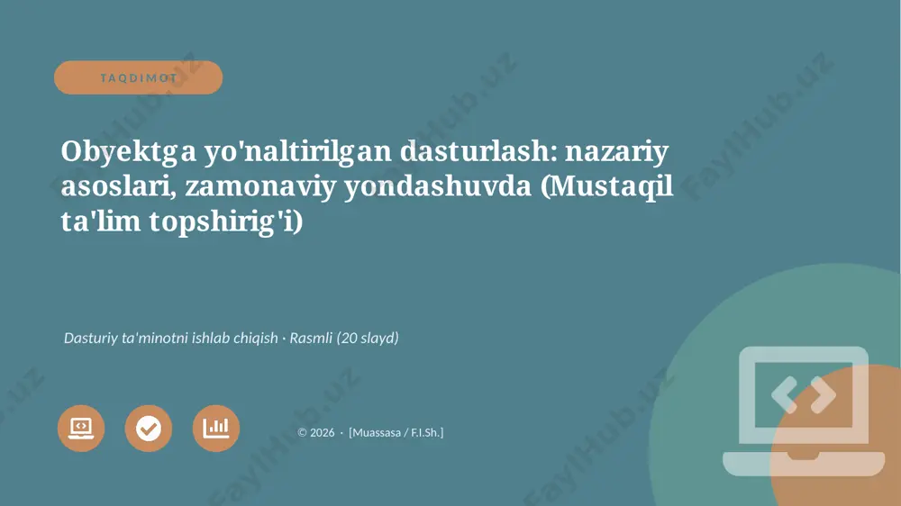 02668_obyektga_yonaltirilgan_dasturlash_nazari — PPTX