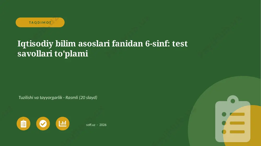 01406_iqtisodiy_bilim_asoslari_fanidan_6_sinf_ — PPTX