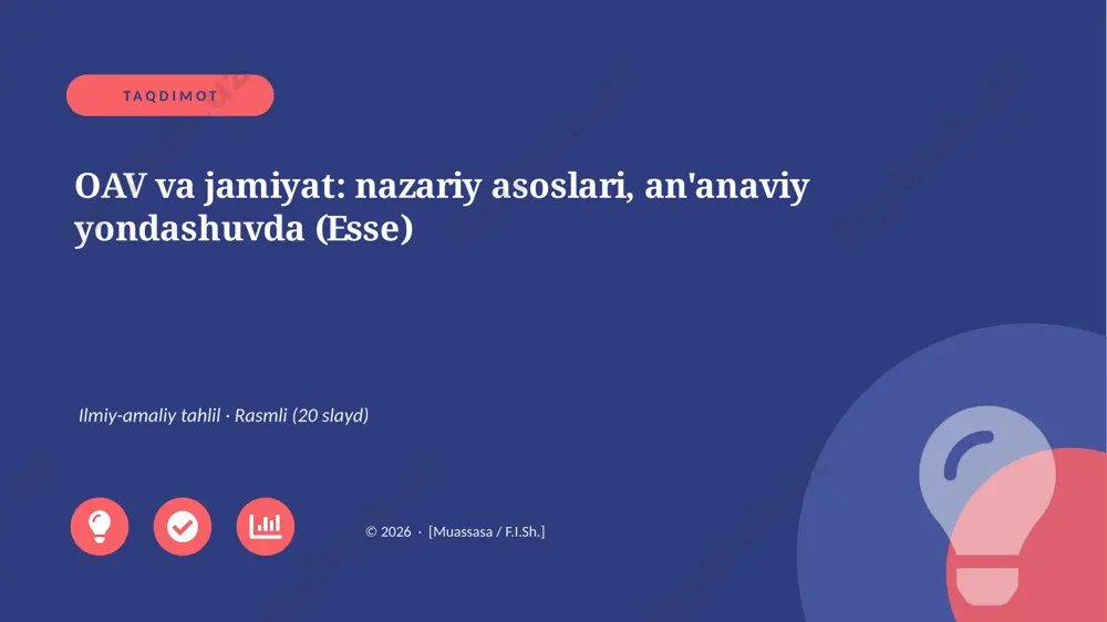 02003_oav_va_jamiyat_nazariy_asoslari_ananaviy — PPTX