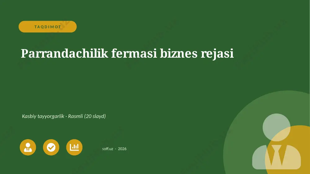 00496_parrandachilik_fermasi_biznes_rejasi — PPTX