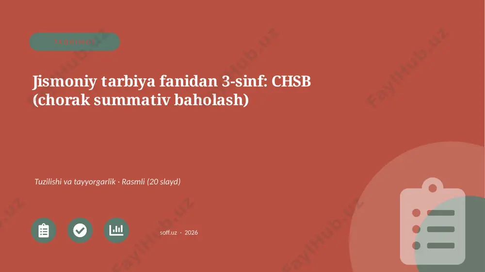 02017_jismoniy_tarbiya_fanidan_3_sinf_chsb_cho — PPTX
