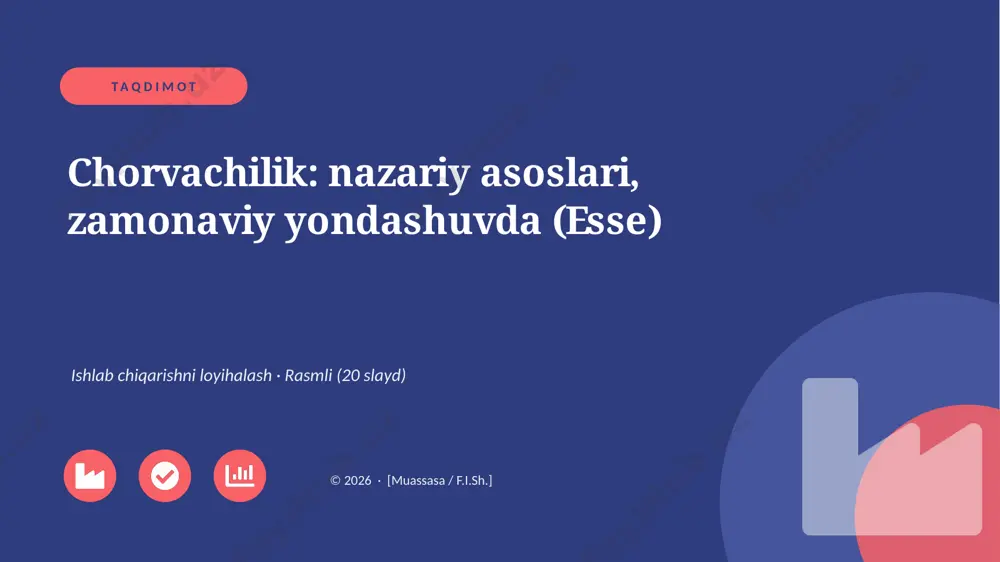 03423_chorvachilik_nazariy_asoslari_zamonaviy — PPTX