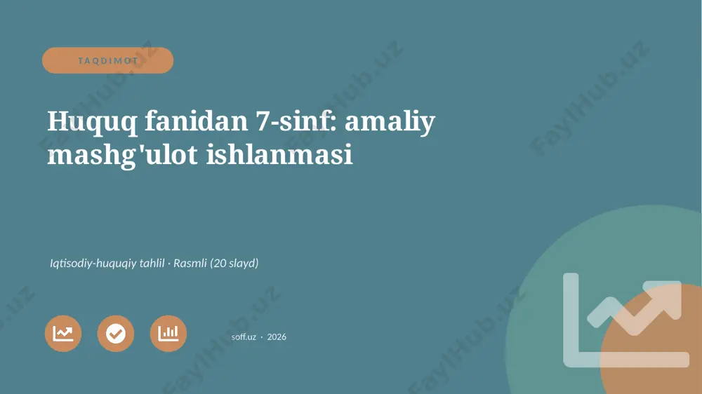 03348_huquq_fanidan_7_sinf_amaliy_mashgulot_is — PPTX