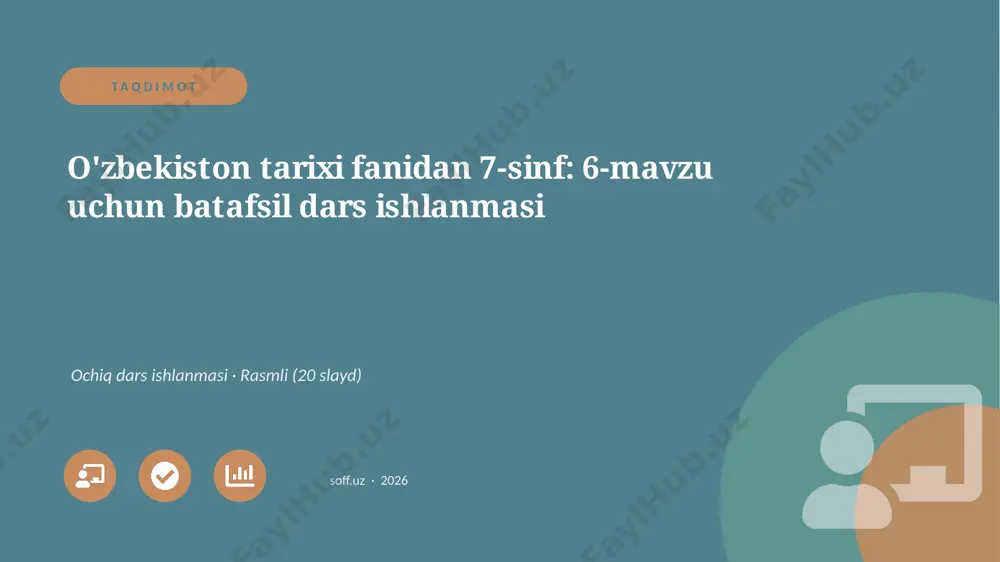 05308_ozbekiston_tarixi_fanidan_7_sinf_6_mavzu — PPTX