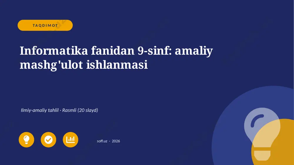 03264_informatika_fanidan_9_sinf_amaliy_mashgu — PPTX