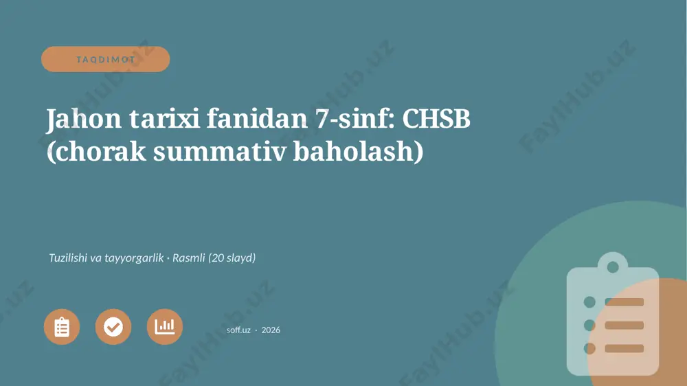 01918_jahon_tarixi_fanidan_7_sinf_chsb_chorak_ — PPTX
