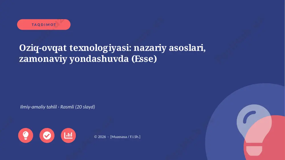 03463_oziq_ovqat_texnologiyasi_nazariy_asoslar — PPTX