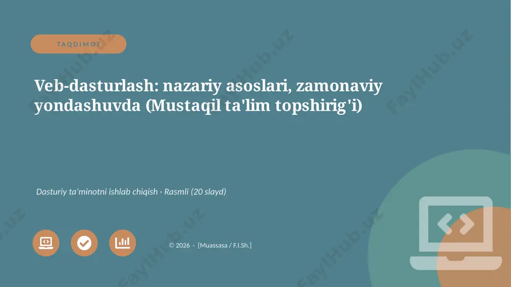 02698_veb_dasturlash_nazariy_asoslari_zamonavi — PPTX