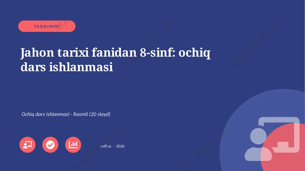 01083_jahon_tarixi_fanidan_8_sinf_ochiq_dars_i — PPTX