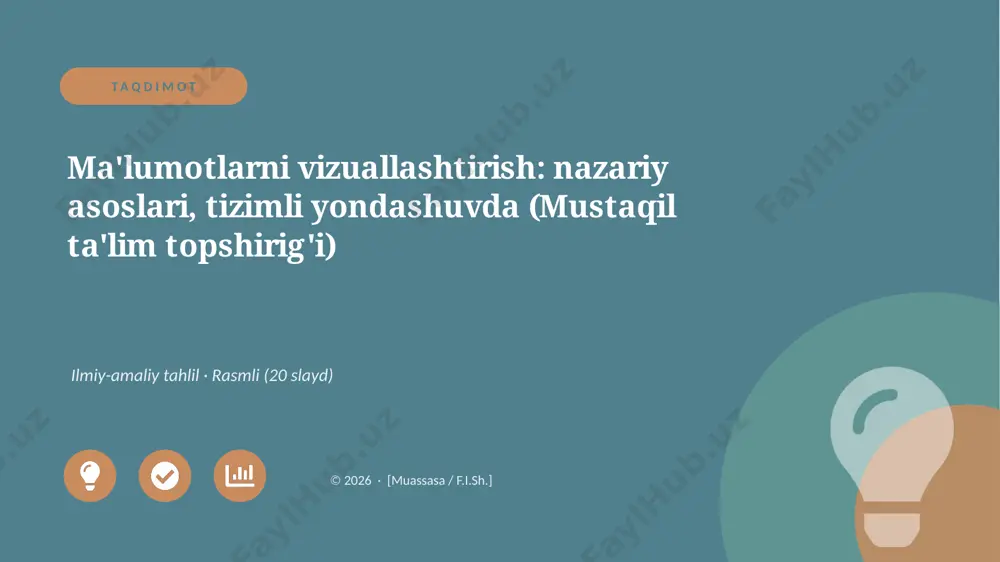 04688_malumotlarni_vizuallashtirish_nazariy_as — PPTX
