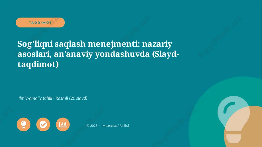 01411_sogliqni_saqlash_menejmenti_nazariy_asos — PPTX