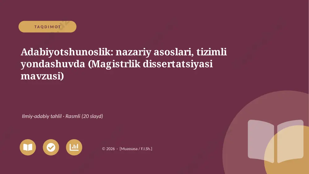 04872_adabiyotshunoslik_nazariy_asoslari_tizim — PPTX