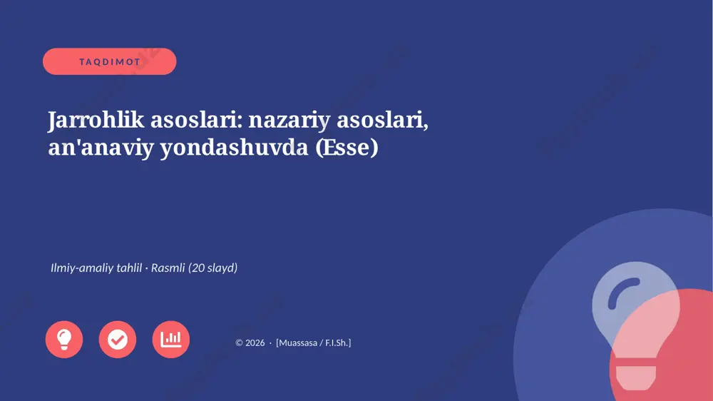 01373_jarrohlik_asoslari_nazariy_asoslari_anan — PPTX