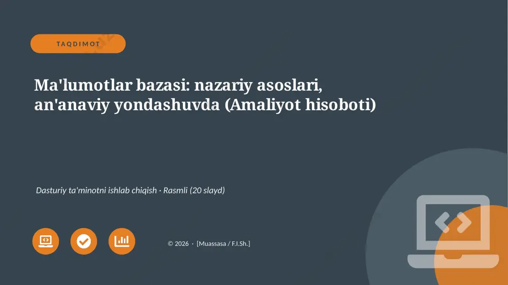 00839_malumotlar_bazasi_nazariy_asoslari_anana — PPTX