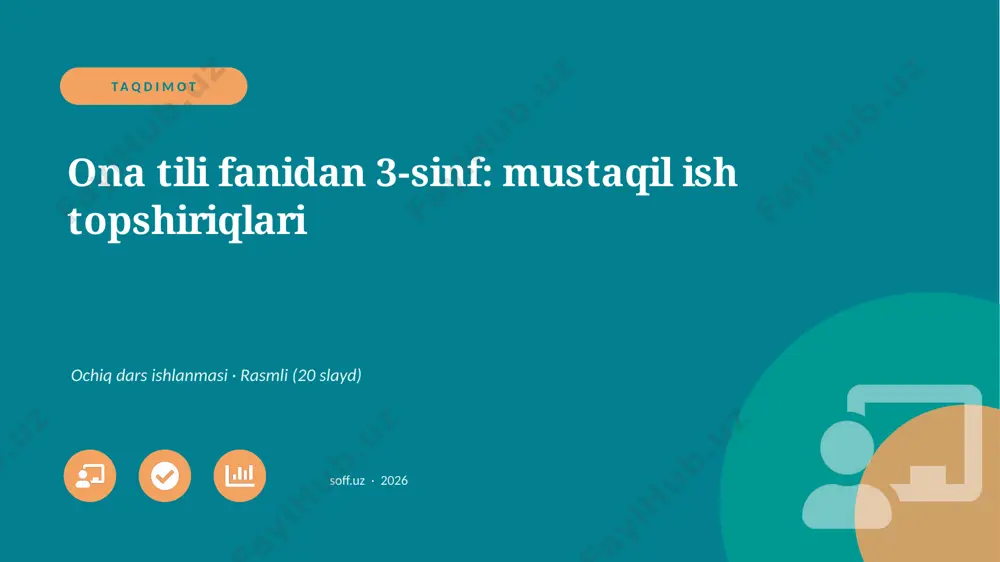 02331_ona_tili_fanidan_3_sinf_mustaqil_ish_top — PPTX
