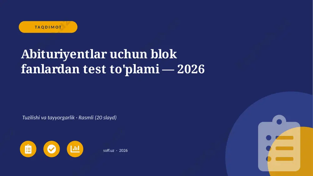 00294_abituriyentlar_uchun_blok_fanlardan_test — PPTX