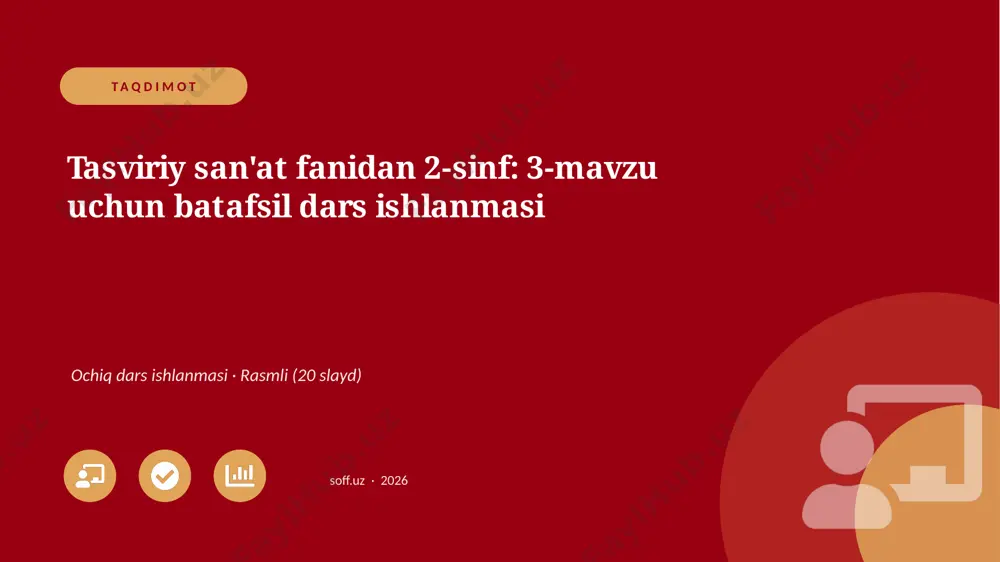 04775_tasviriy_sanat_fanidan_2_sinf_3_mavzu_uc — PPTX