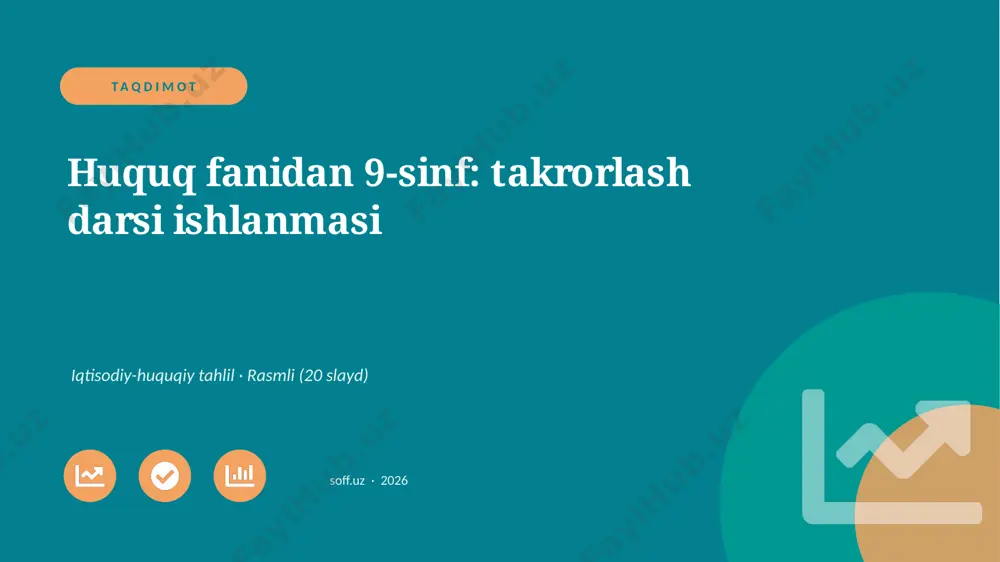 03141_huquq_fanidan_9_sinf_takrorlash_darsi_is — PPTX