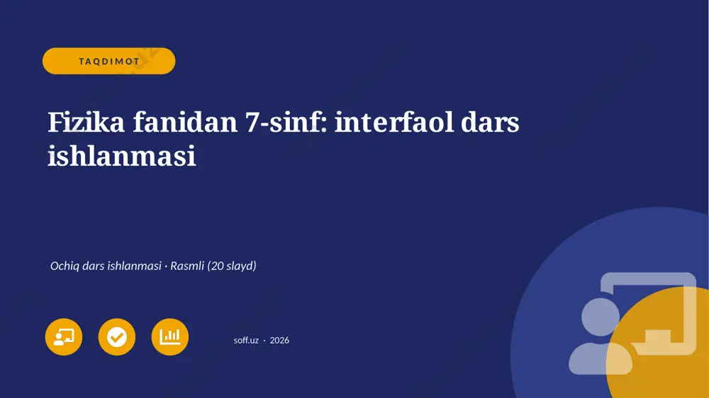 03454_fizika_fanidan_7_sinf_interfaol_dars_ish — PPTX