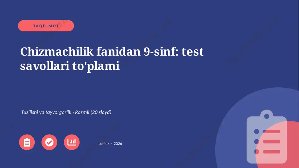 01363_chizmachilik_fanidan_9_sinf_test_savolla — PPTX